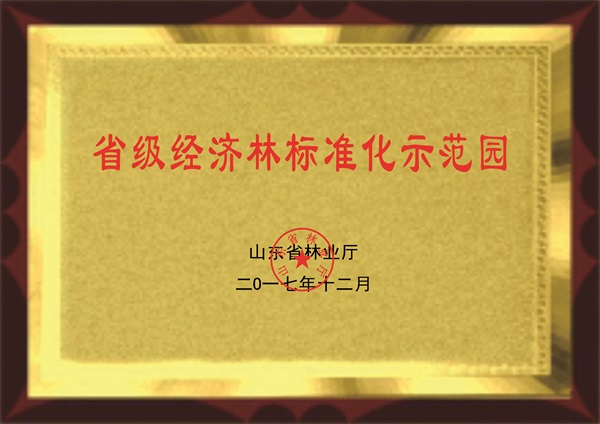 省級(jí)經(jīng)濟(jì)林標(biāo)準(zhǔn)化產(chǎn)業(yè)園